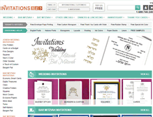 Tablet Screenshot of invitations123.com